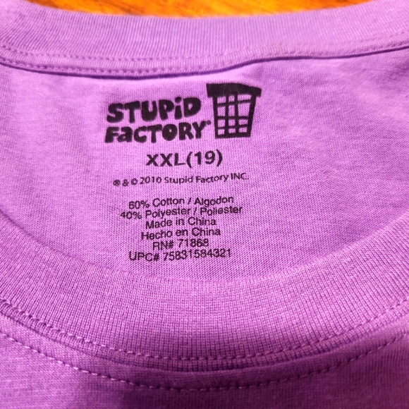 Stupid Factory Beauty and Brains Shirt - Picture 5 of 6